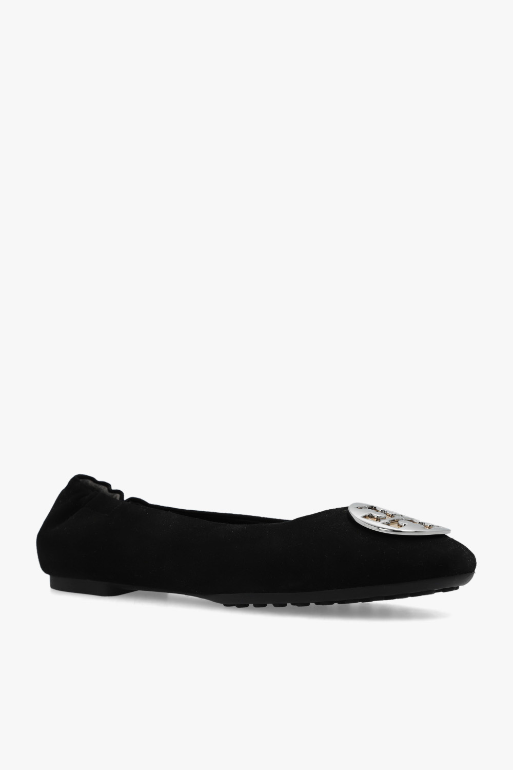 Suede tory hot sale burch flats